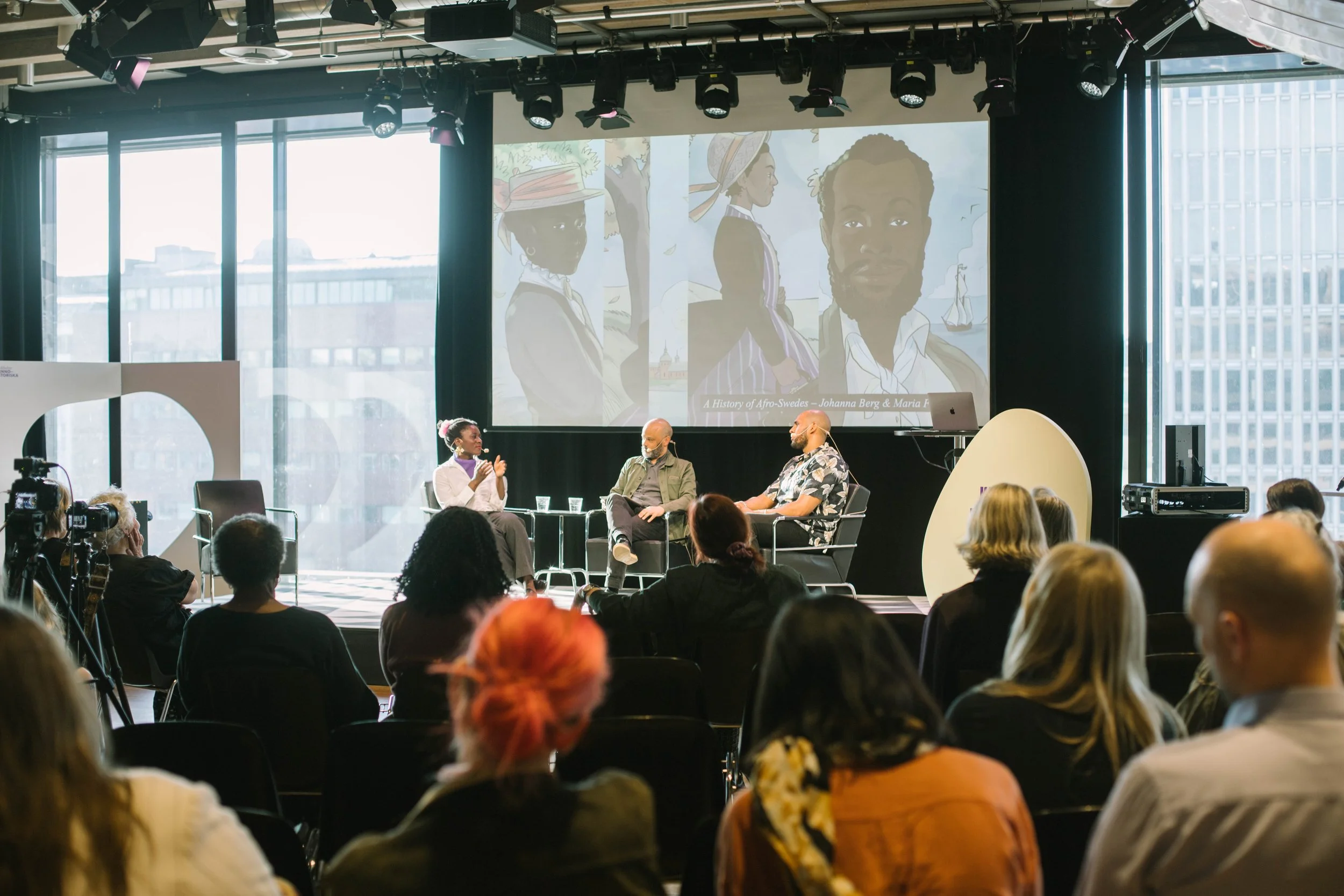 Foto från samtalet.