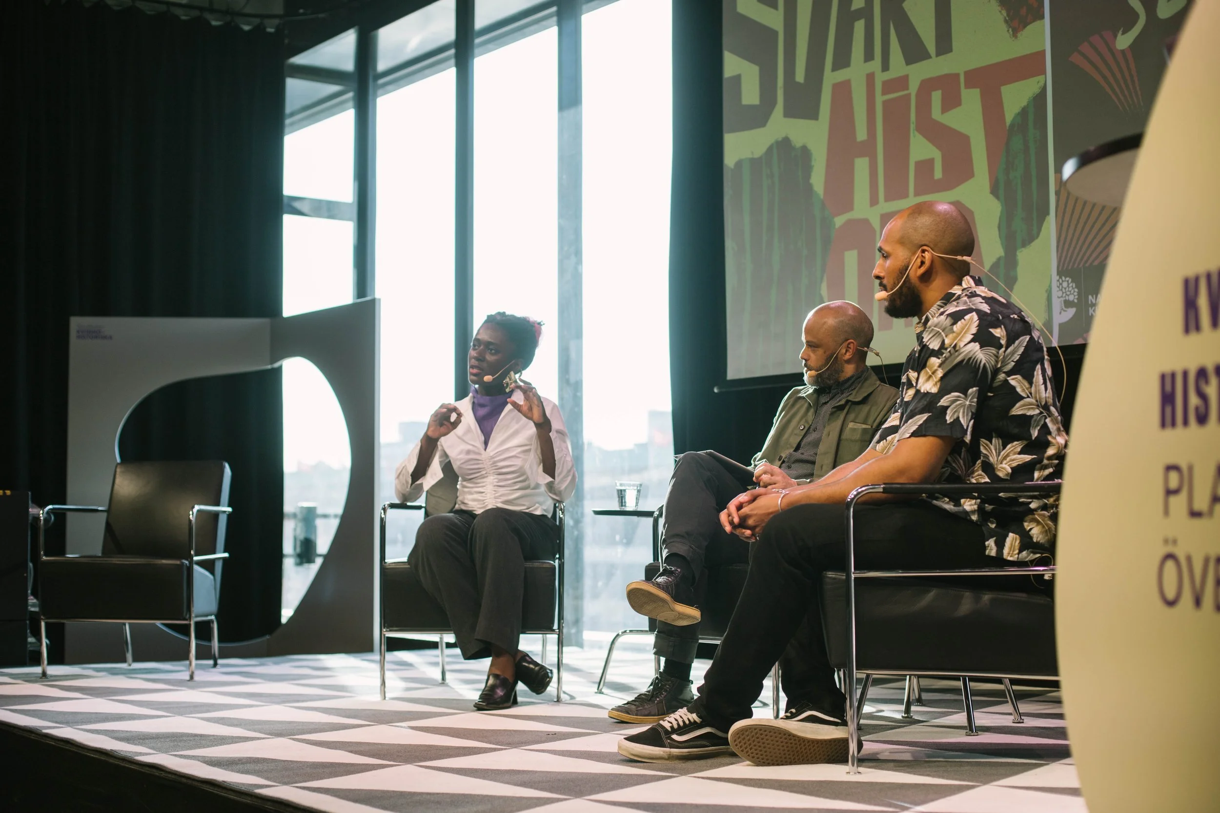 Foto från samtalet.