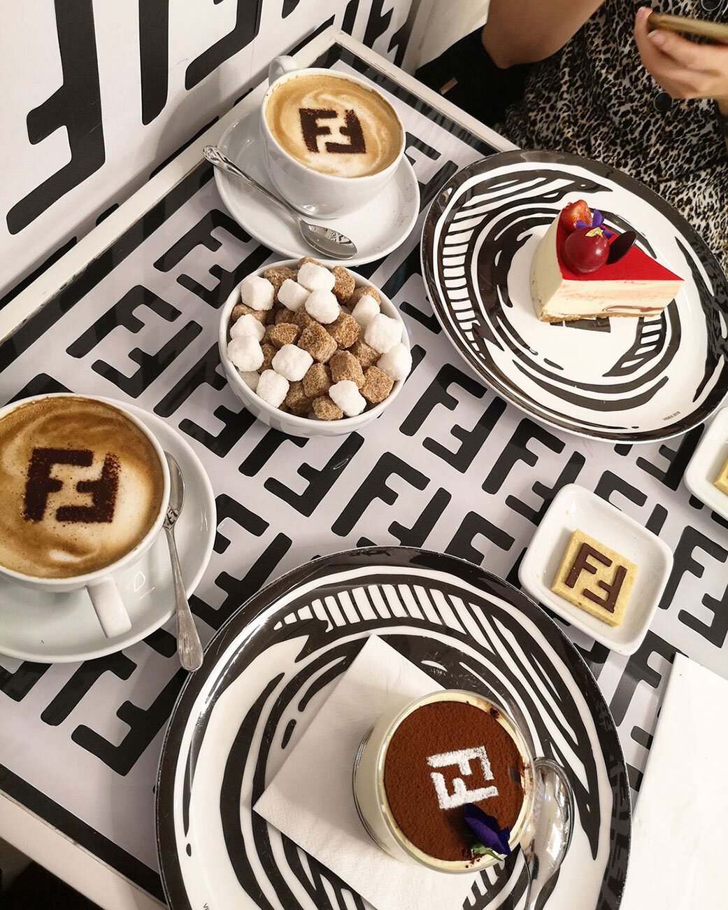 Harrods Fendi Cafe: Review of Instagram 