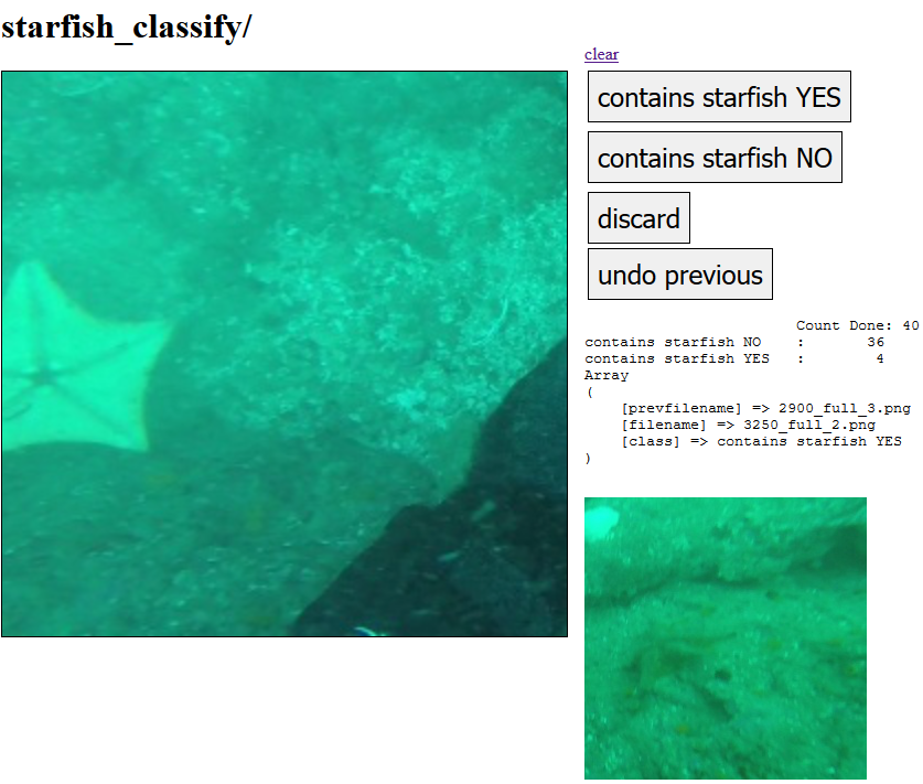 Figure 1: Image Labelling for Classification form