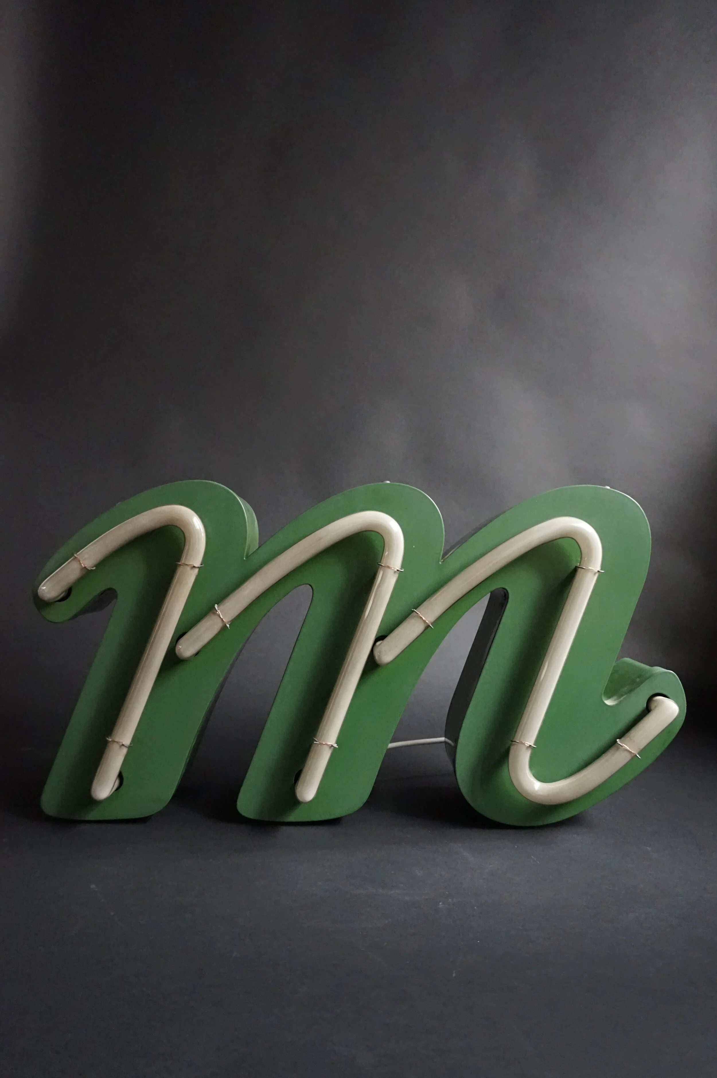 Vintage Neon "m"