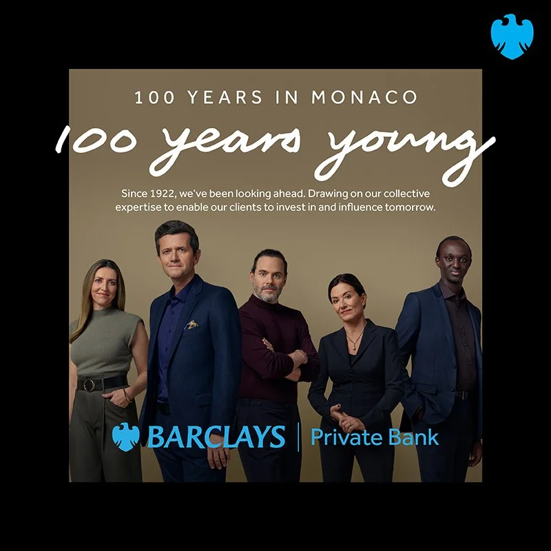 Barclays Private Bank 100 years in Monaco campaign