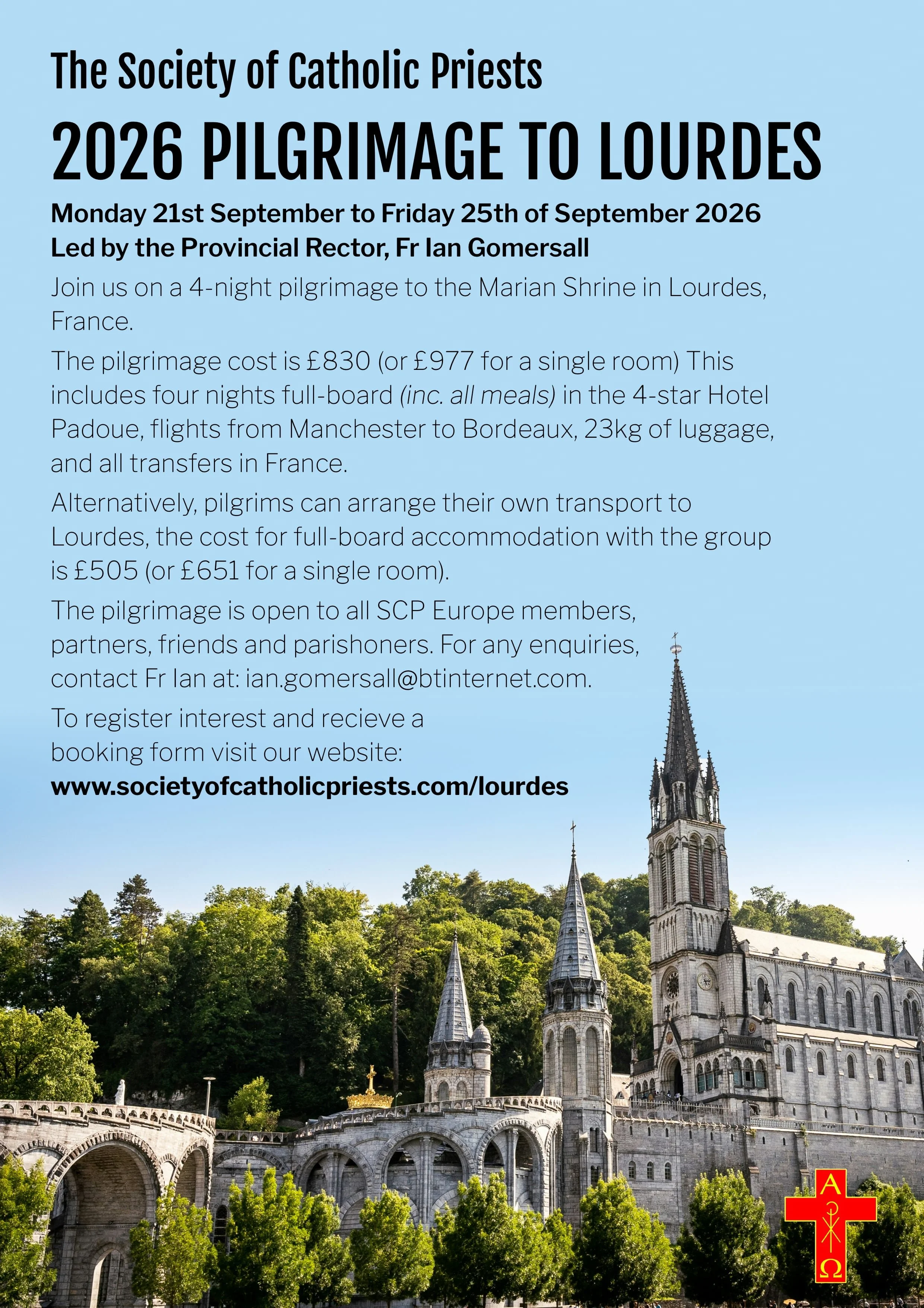 Lourdes Pilgrimage 2026