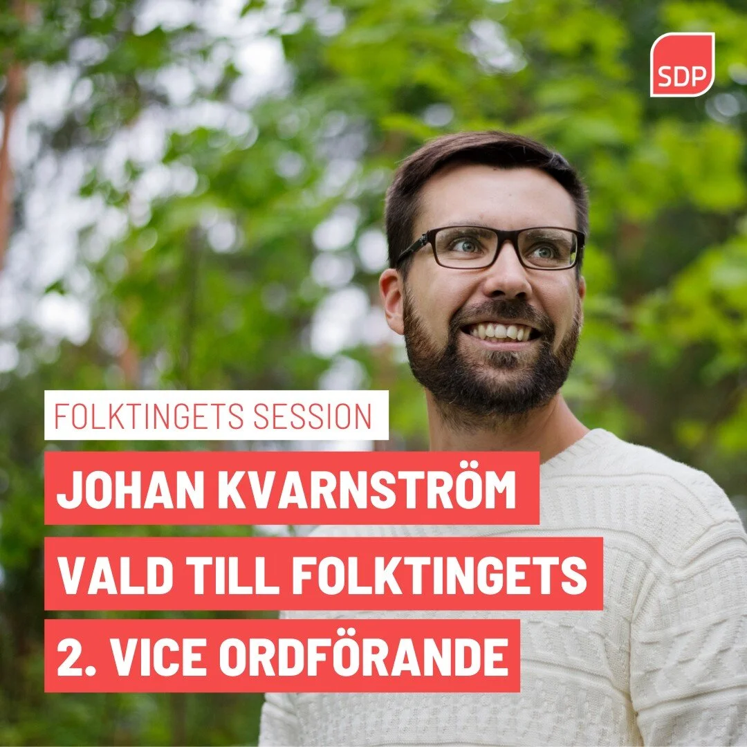Debut i Folktingets styrelse och presidium