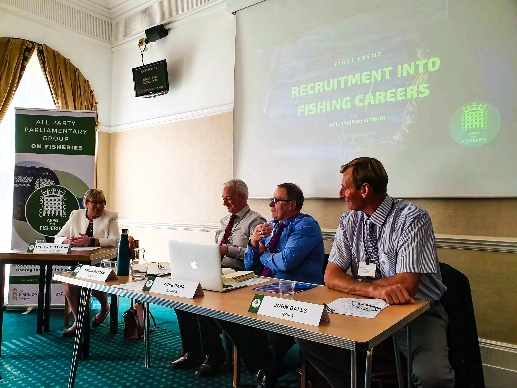 Sheryll Murray MP coordinates questions for the panel.