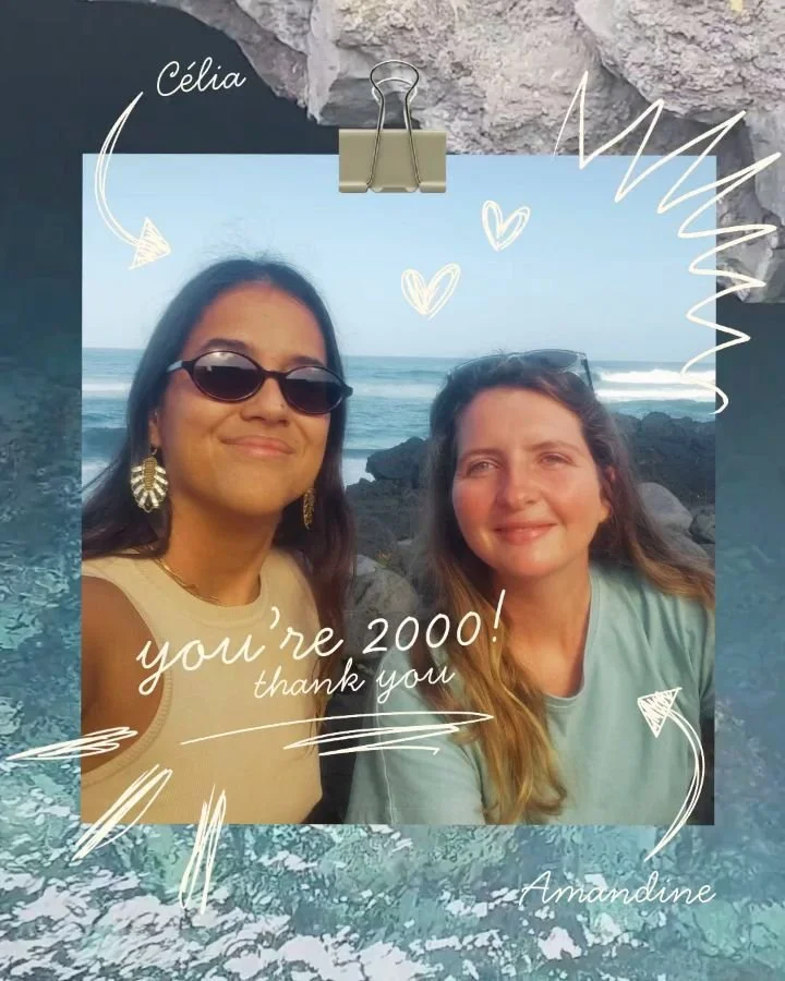 You are 2000 wahou! The perfect excuse to re-introduce ourselves!

For those who've just joined us (welcome 🤍), here's a little reminder of who's behind Mainty Studio Retreats :

🎨 C&eacute;lia, a professional painter for nearly a decade, based in 