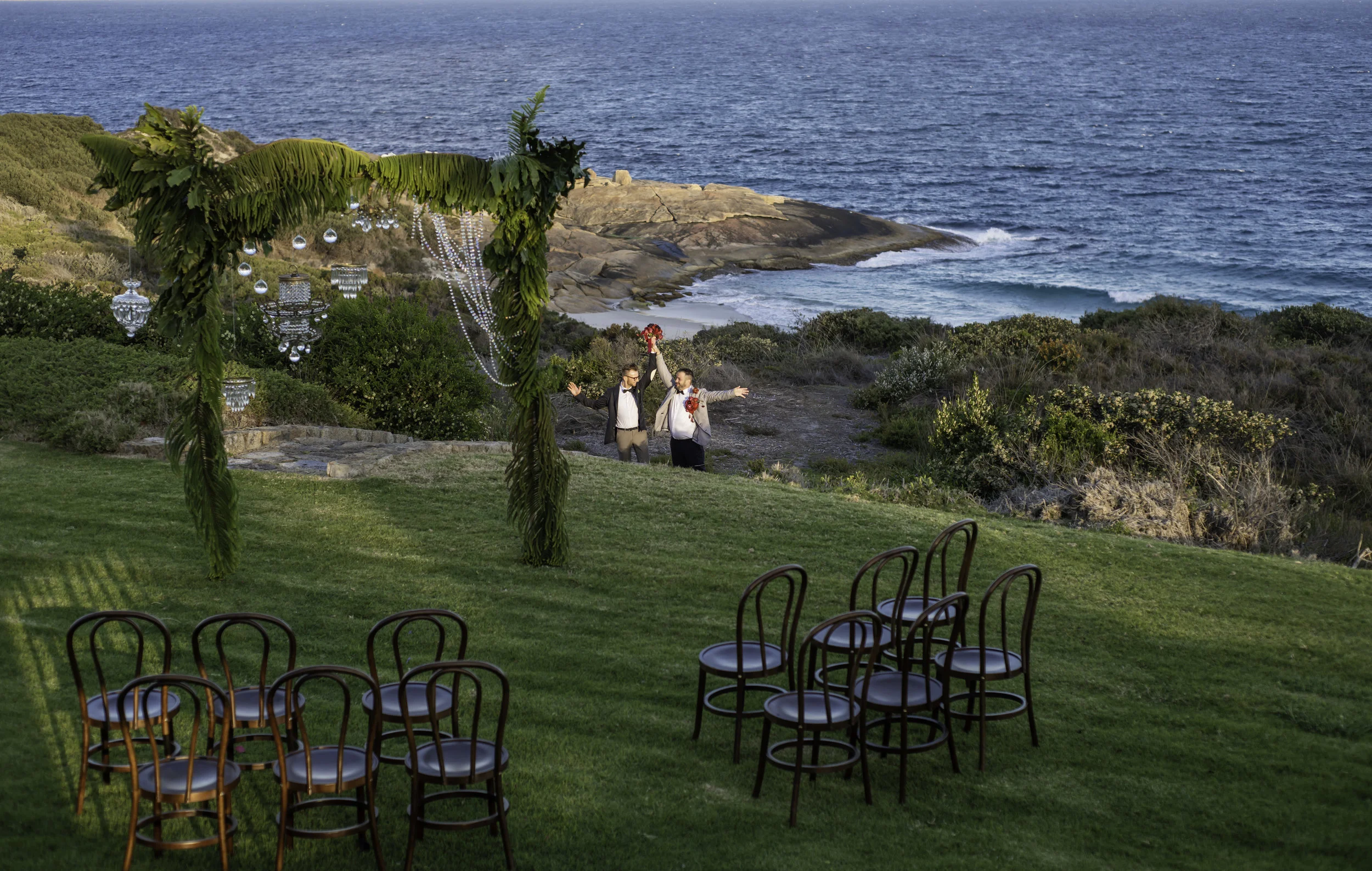 seating arrangement beach side with chairs beautiful for wedding