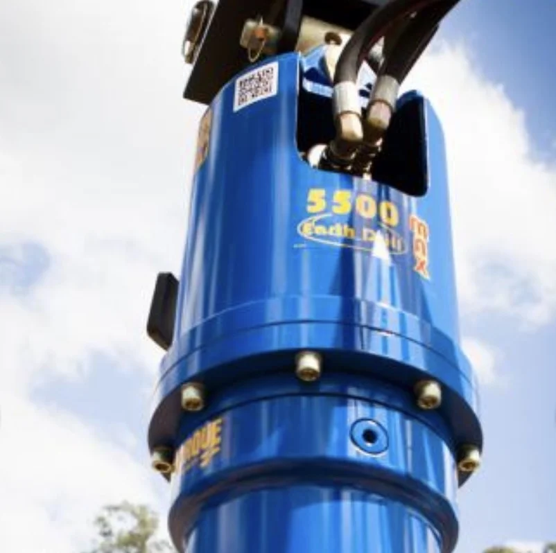 Auger Torque Earth Drills and Auger Flights