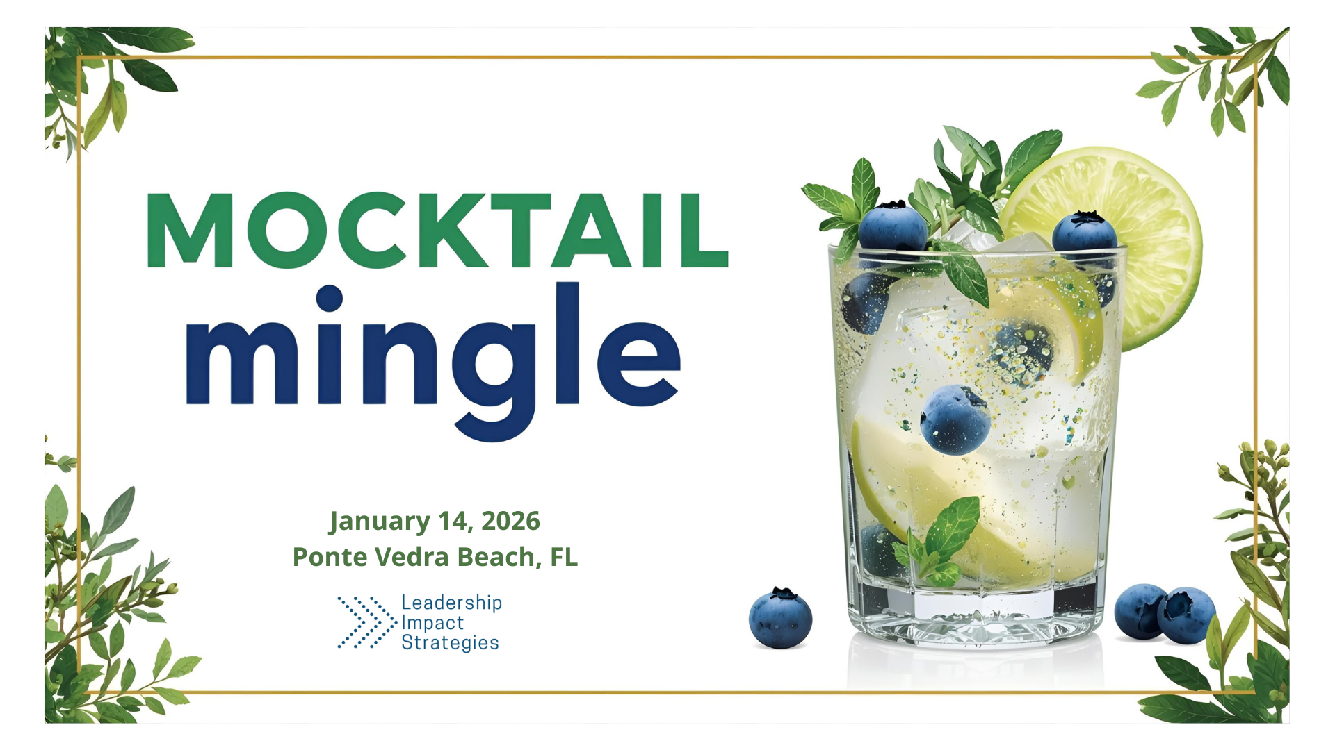 In person Mocktail Mixer (Jacksonville, FL)