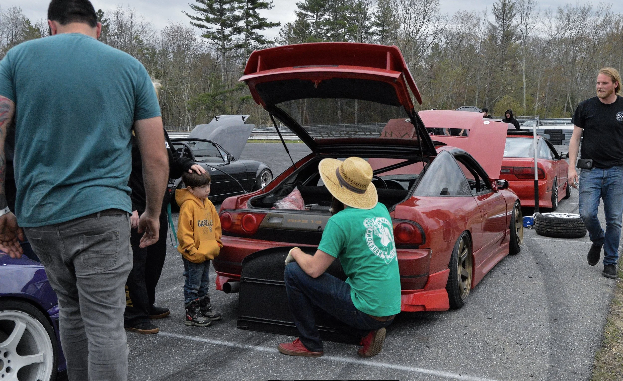 Shane Lach doing his deed in inspiring the youth.