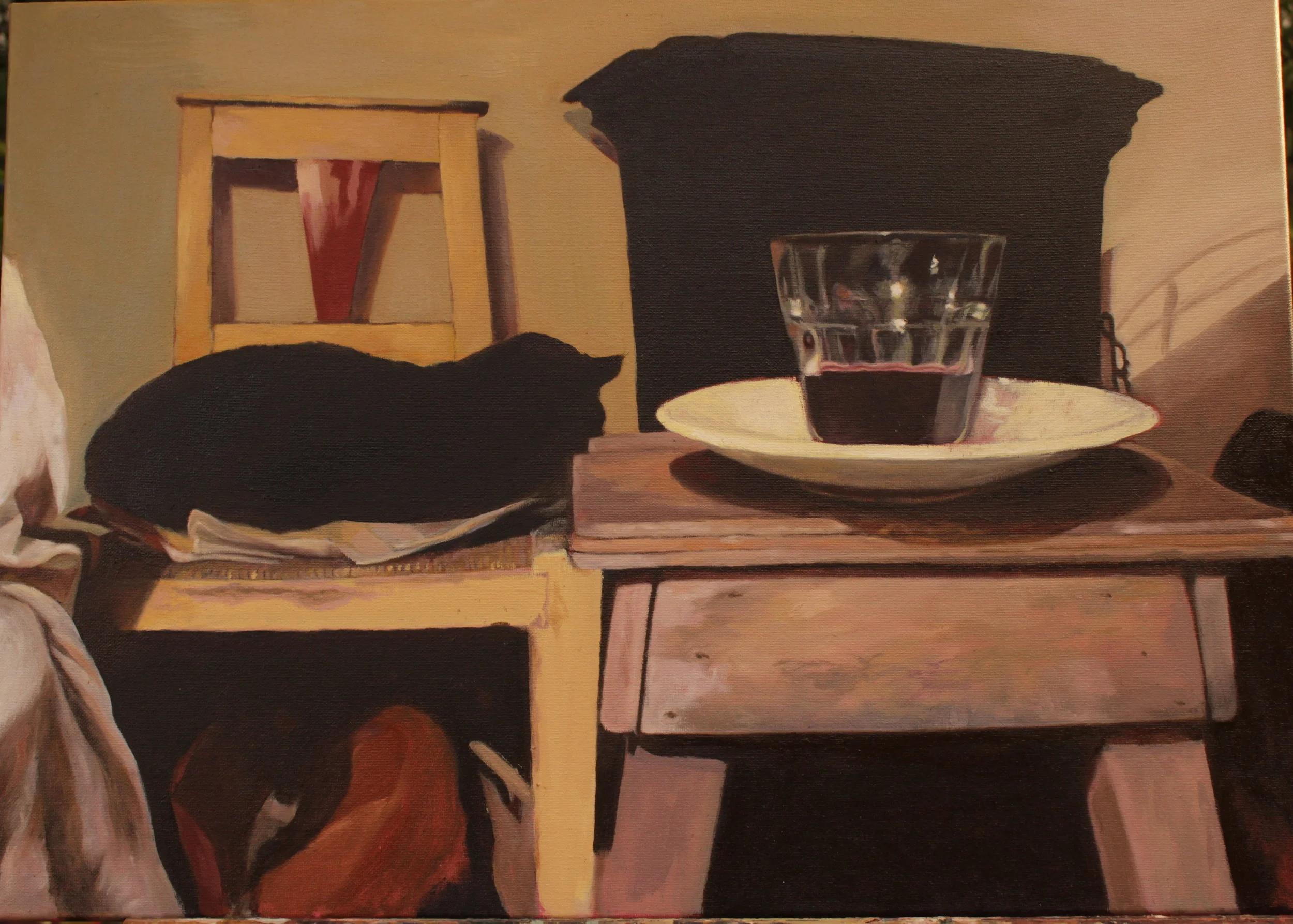 Jill Stott - Harmony in Green, Red and Black