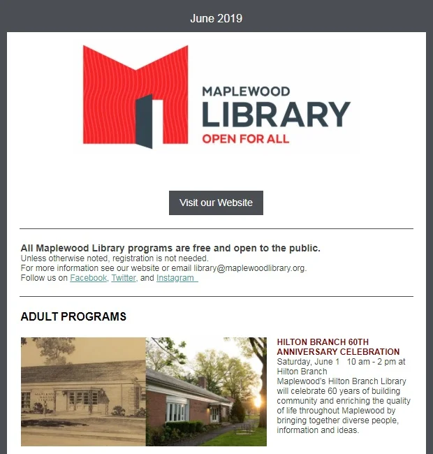 Read the June Newsletter