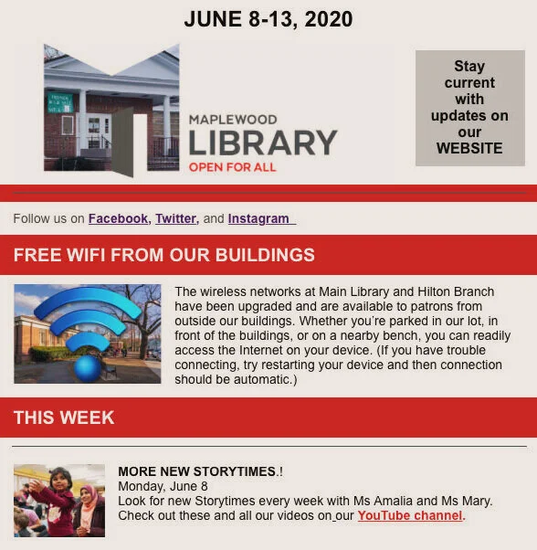 Read the Weekly Newsletter