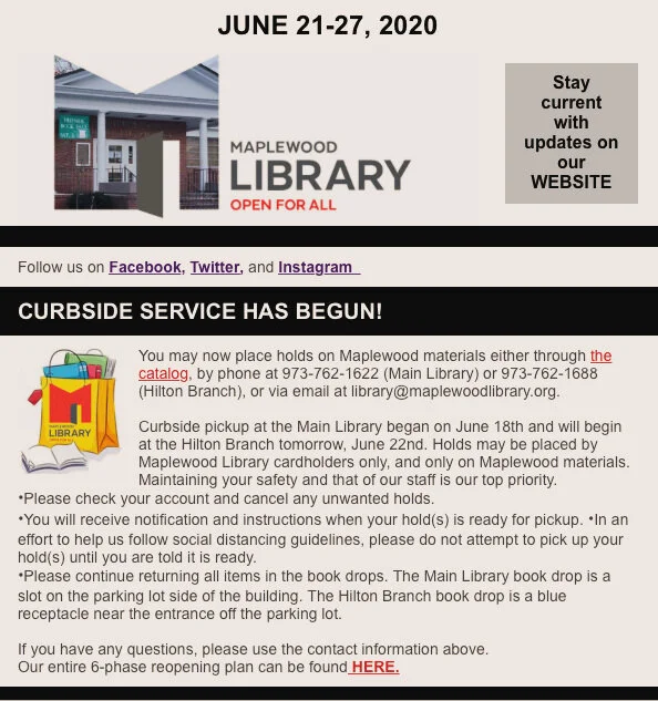 Read the Weekly Newsletter