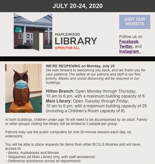 Read the Weekly Newsletter