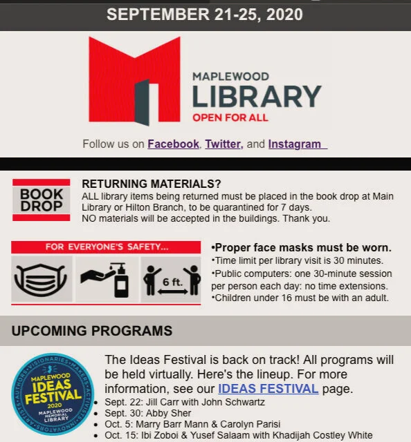 Read the Weekly Newsletter