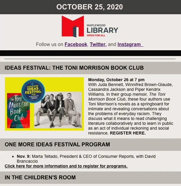 Read the Weekly Newsletter