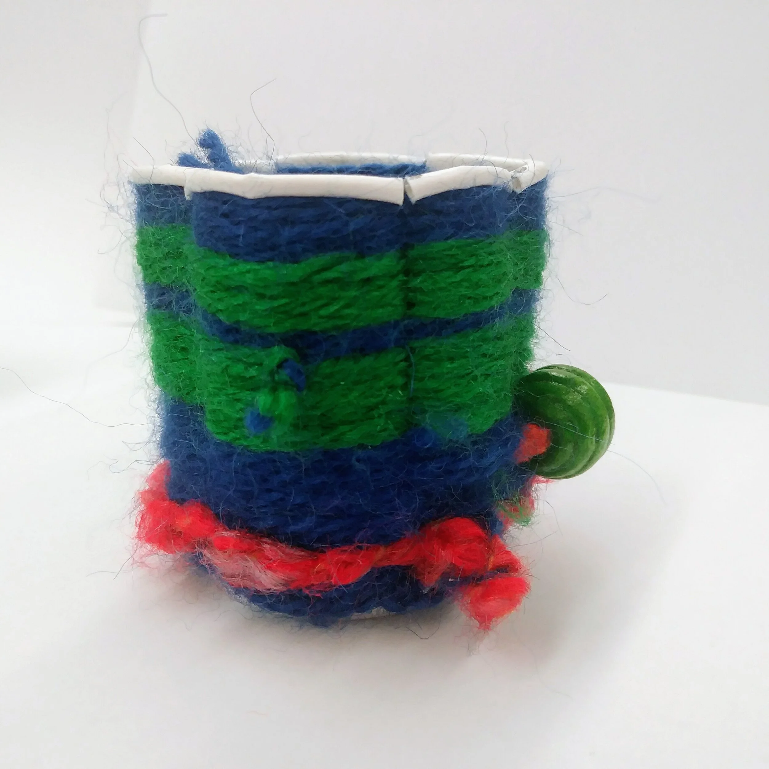 Take & Make Paper Cup Weaving Main — Maplewood Library