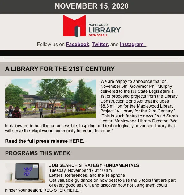 Read the Weekly Newsletter
