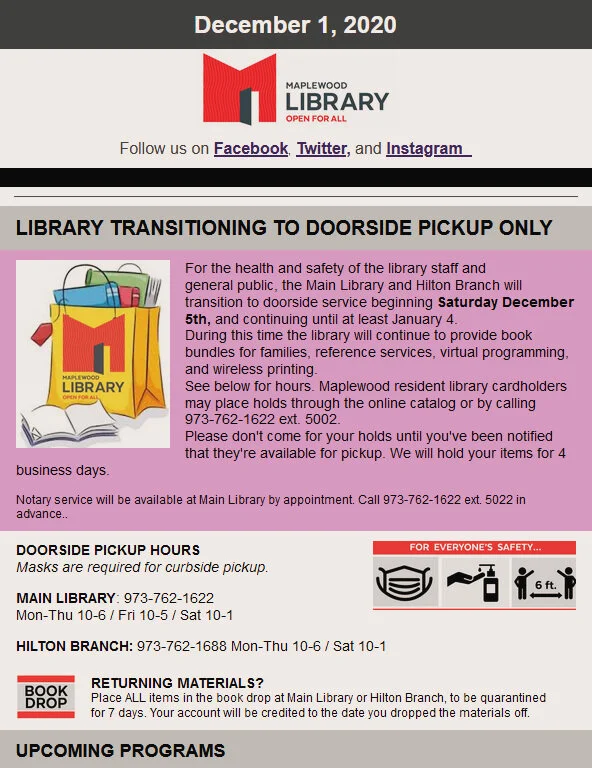 Read the Weekly Newsletter