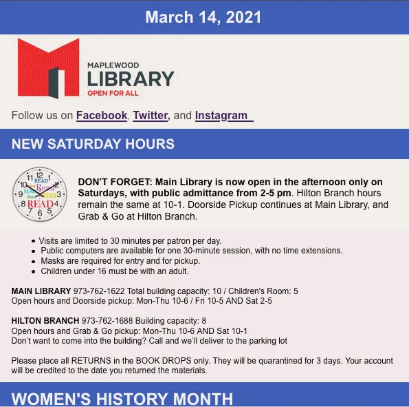 Read the Weekly Newsletter