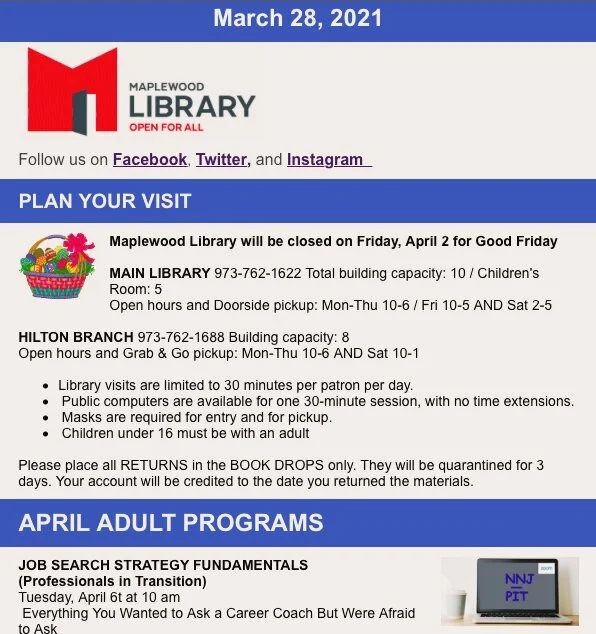 Read the Weekly Newsletter