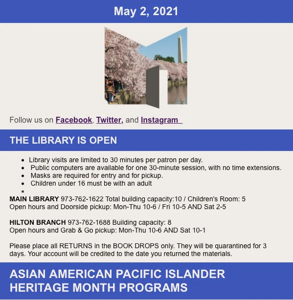 Read the Weekly Newsletter