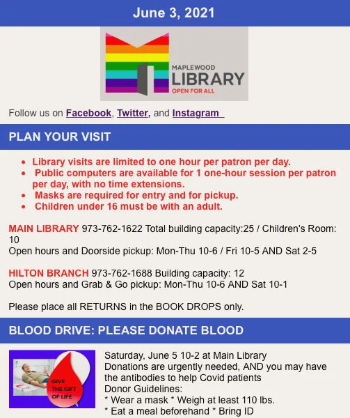 Read the Weekly Newsletter