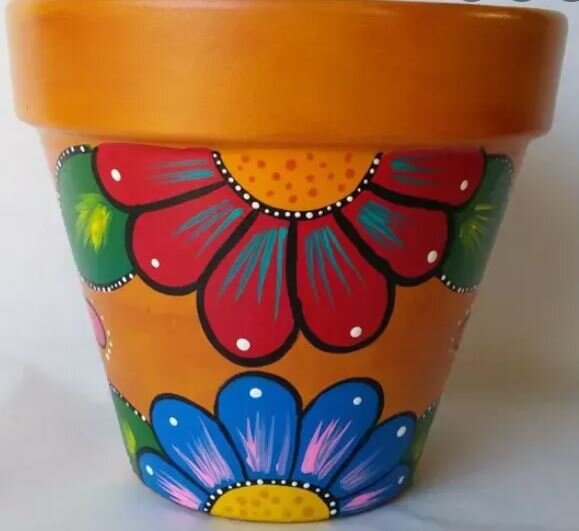 handmade flower pot designs