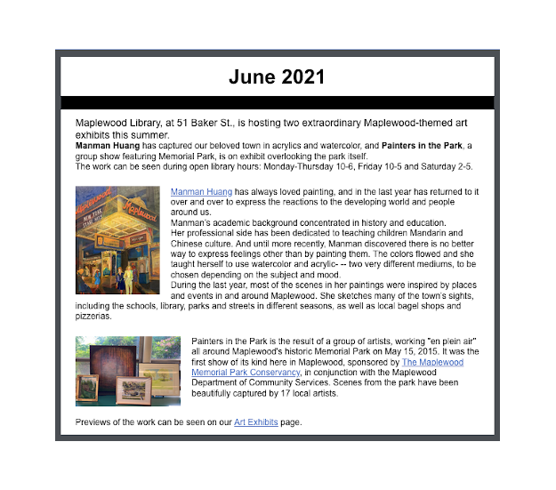 Read the Weekly Newsletter