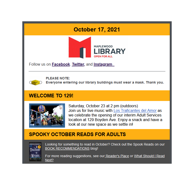 Read the Weekly Newsletter