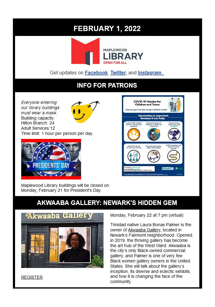 Read the Weekly Newsletter