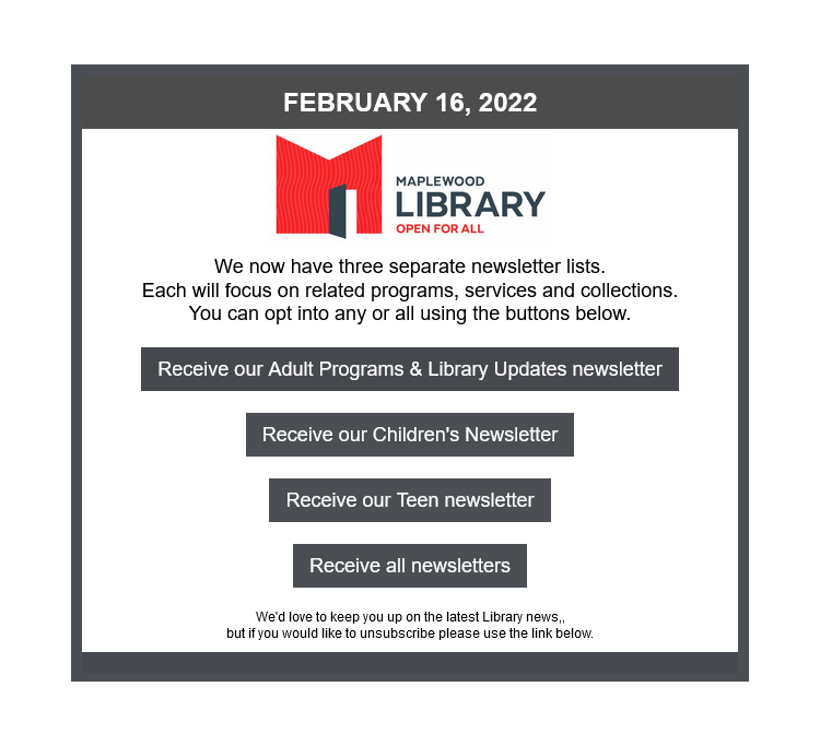 Read the Weekly Newsletter