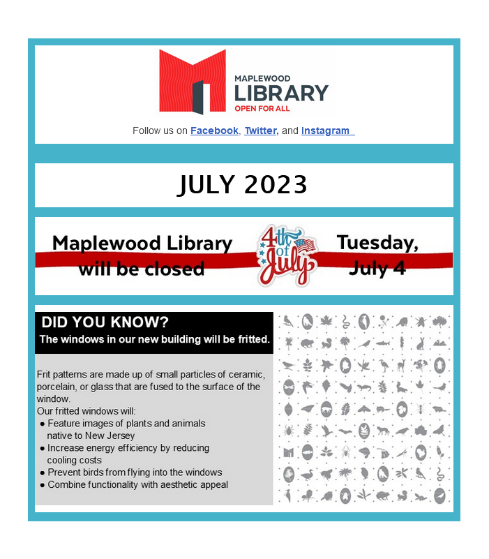 Read the Weekly Newsletter