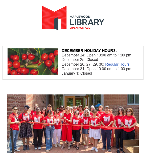 Read the Library Newsletter