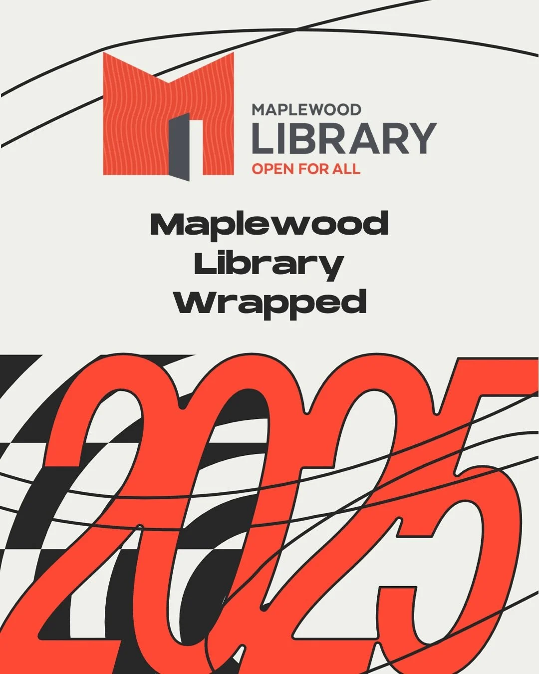 Your 2025 Maplewood Library Wrapped just dropped! 👏📚️ 2025 was a remarkable year for our library, as our long-awaited new Main Library builiding reopened in July to much fanfare from our community 🎉 From the thousands of you who showed up to celeb