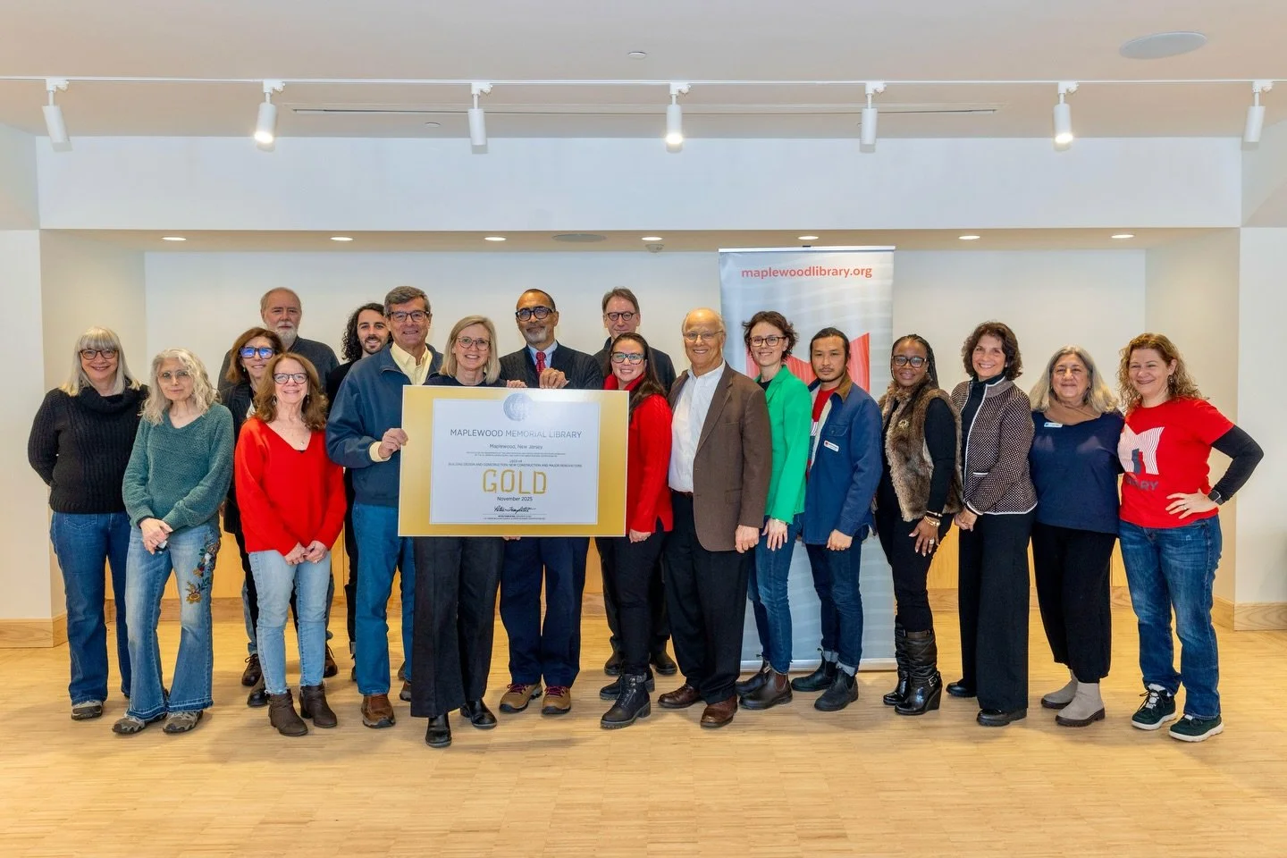 🌱 We&rsquo;re officially LEED Gold Certified!

On Saturday, we celebrated our LEED Gold Certification from the U.S. Green Building Council &mdash; making us the only library in New Jersey to achieve this distinction.

&ldquo;What makes this LEED Gol