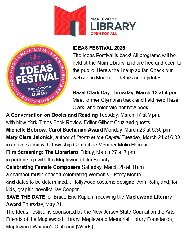 Read the Library Newsletter