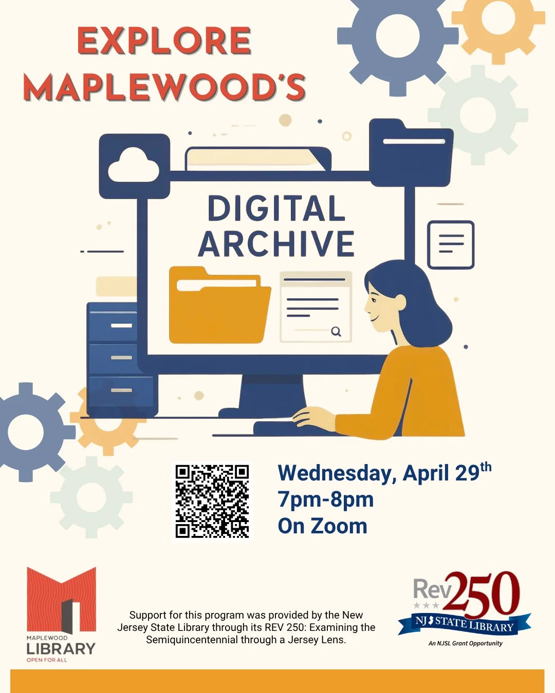 Explore Maplewood Library's Digital Archive⁠
📅Wednesday, April 29⁠
🕖️ 7:00pm - 8:00pm⁠
📍Virtual Zoom⁠
⁠
Take a journey with us through the Maplewood Digital Archive. We'll explore all the Maplewood history that's at your fingertips, including our 