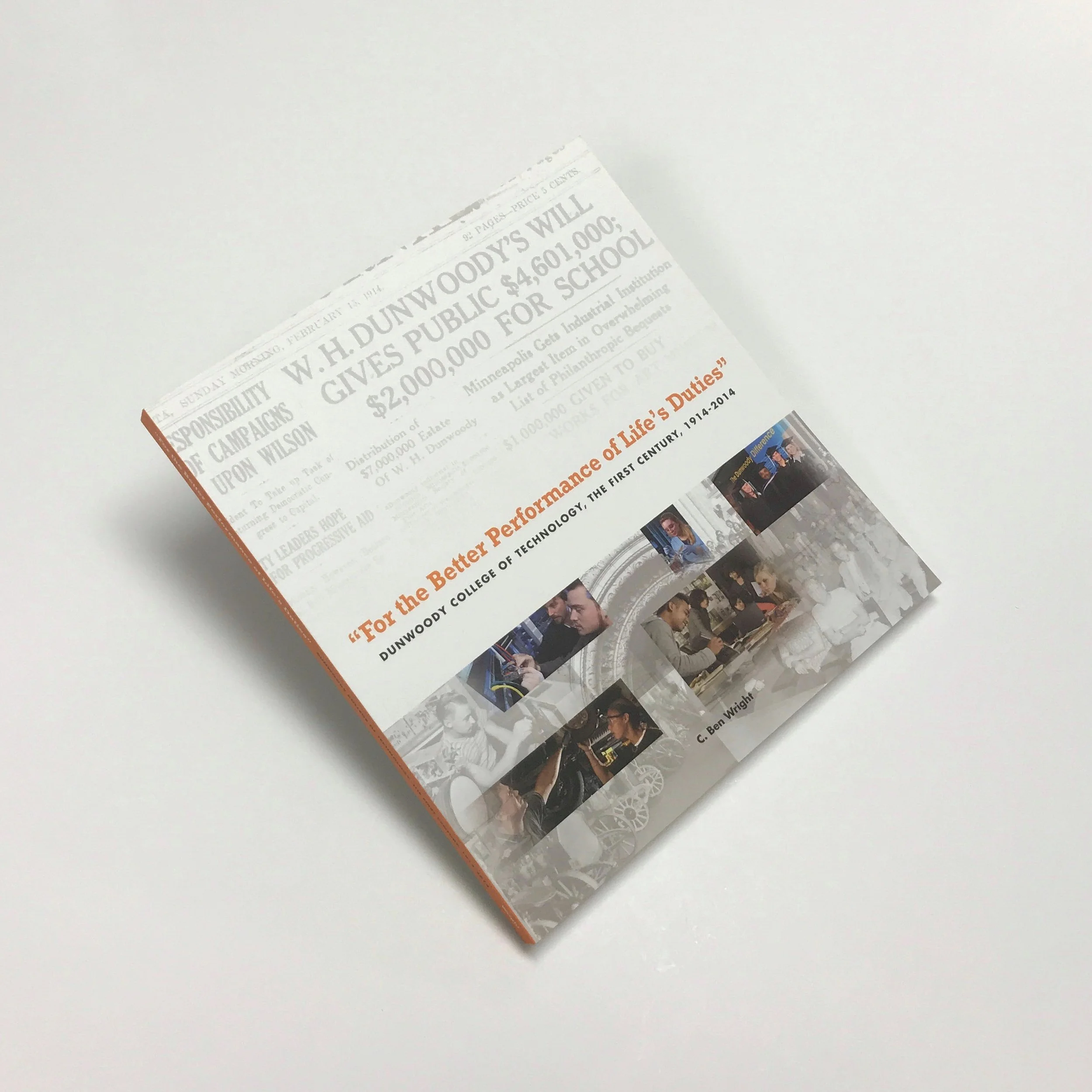 Quality education history book printed in Minneapolis by Anderberg Print