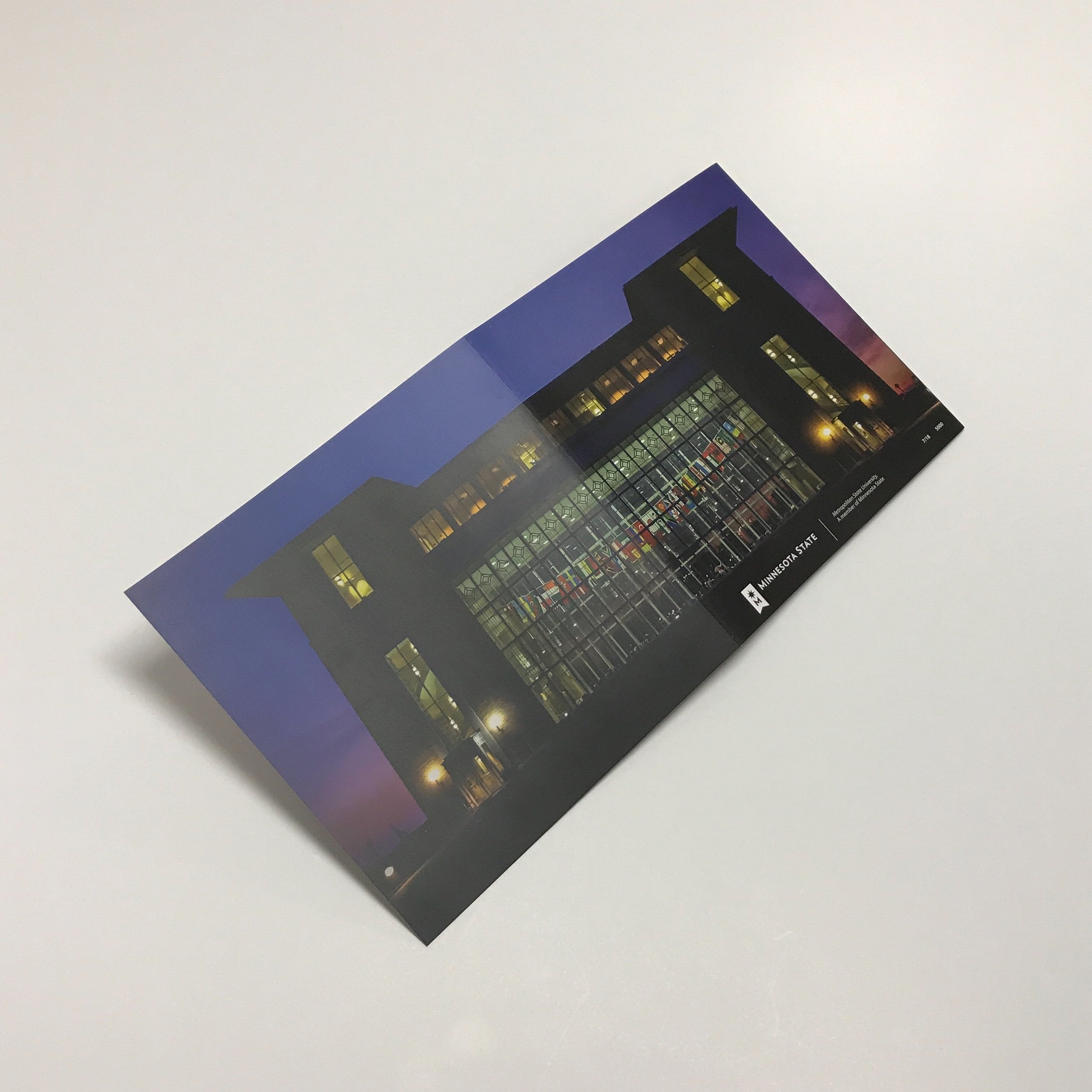Higher education college booklet printed in Minneapolis by Anderberg Print
