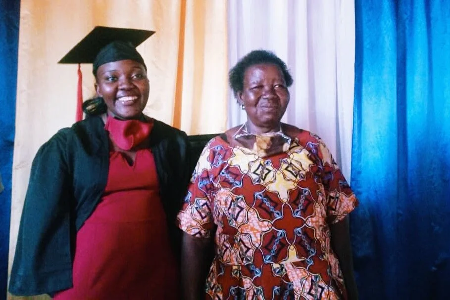 Deborah and her mother.