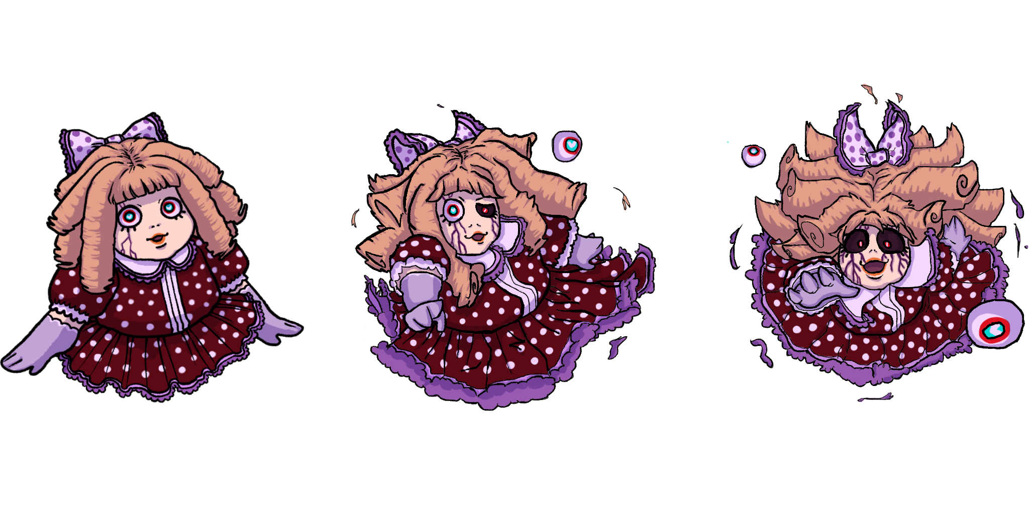 Different Phases for the Haunted Doll Boss
