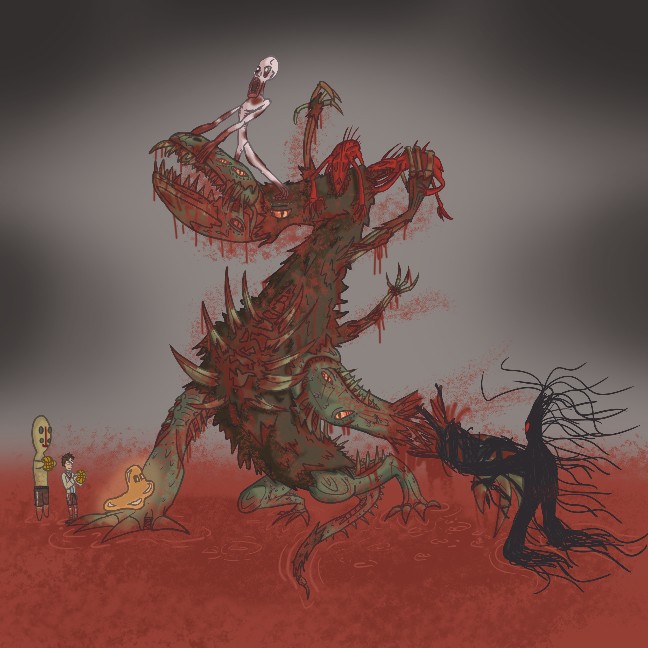 SCP-682 Termination Test / Basketball Match