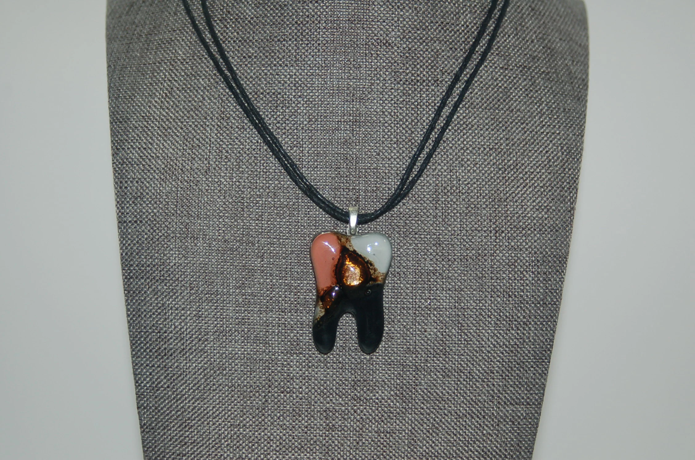 Island Glass Tooth Necklace #3