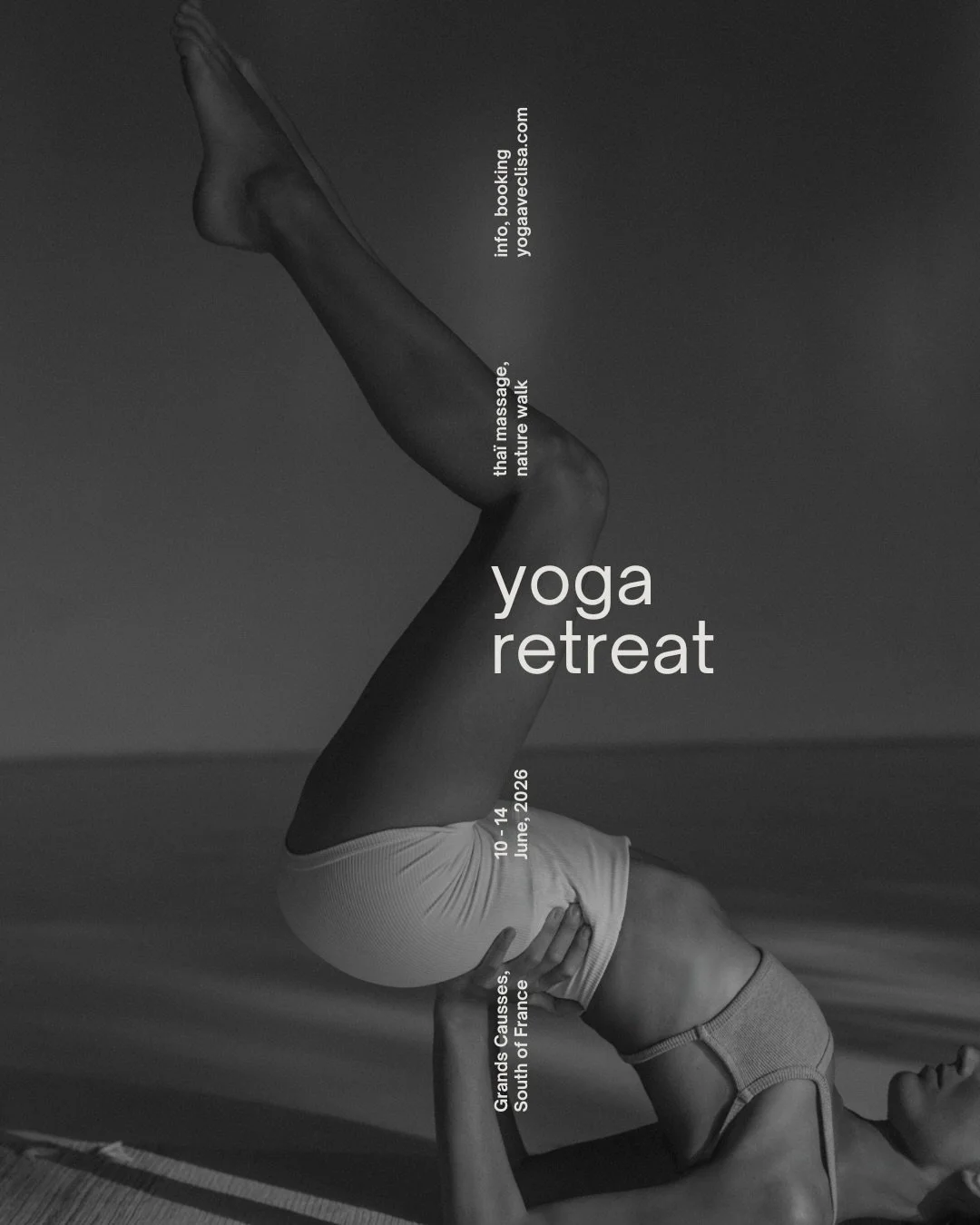 YOGA &amp; NATURE RETREAT 
JUNE 10 - 14, 2026

🌿 Grands Causses Natural Park, South of France

Early summer.
Longer days.
Warmer light.
Nature in full bloom.

June is a powerful moment of expansion &mdash; when everything around us is growing, openi