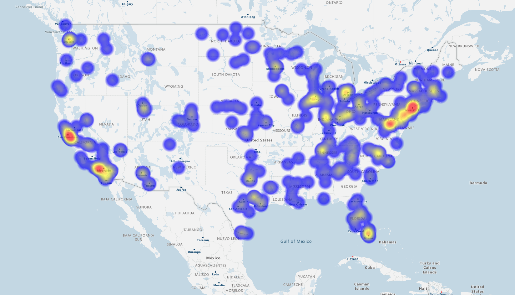 Figure 4: Founders who eschew traditional funding live everywhere — not just in major tech hubs.