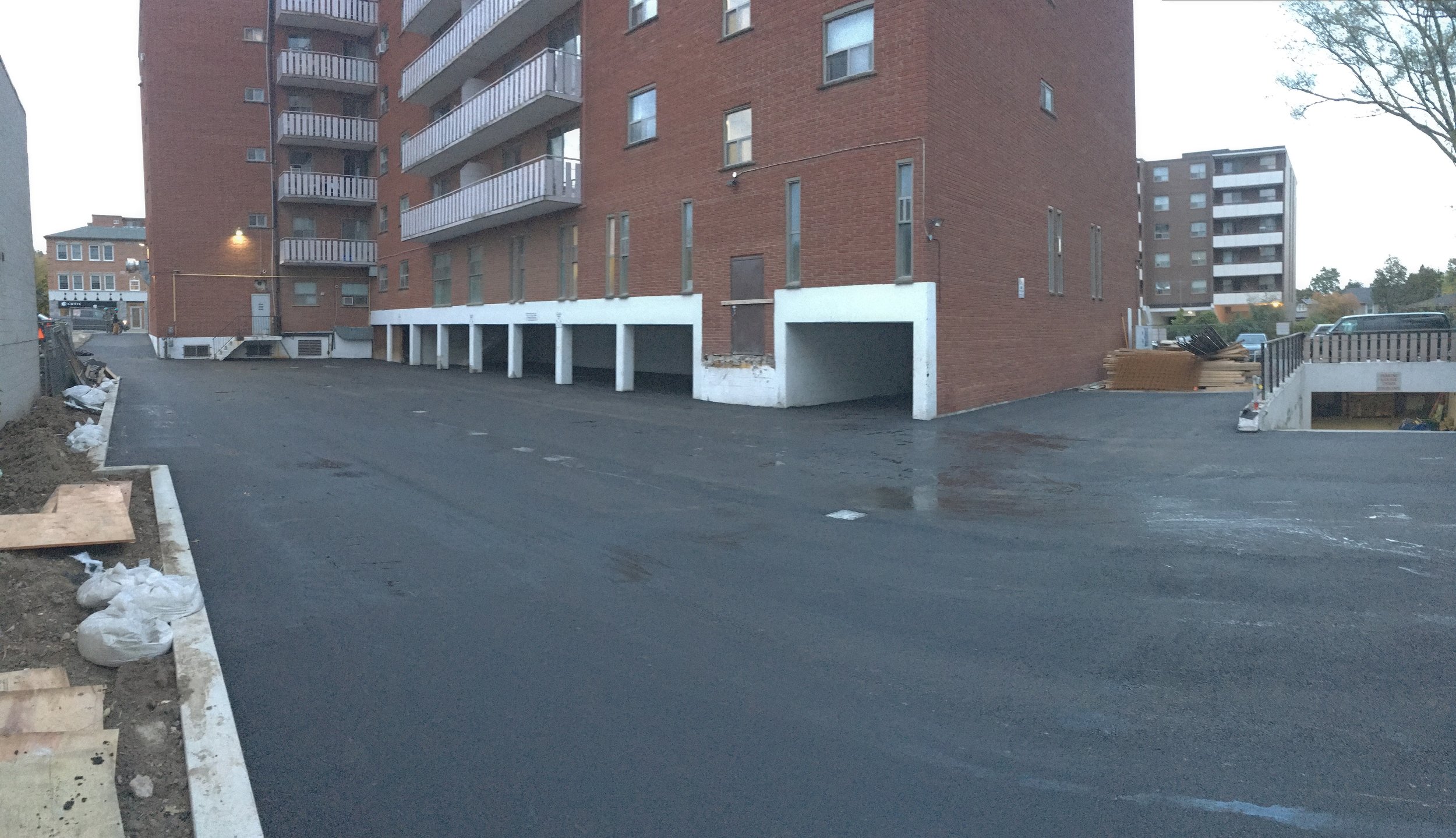 Commercial Paving Apartment Building Parking Lot Vaughan Toronto GTA