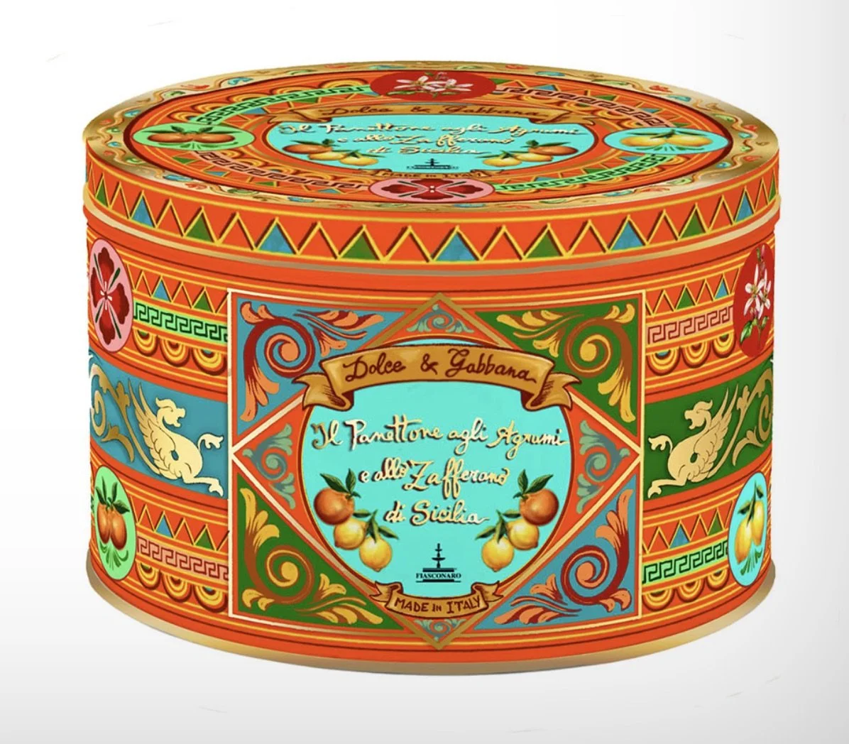 Dolce and Gabbana Il Panettone agli Agrumi e allo Zafferano di Sicilia