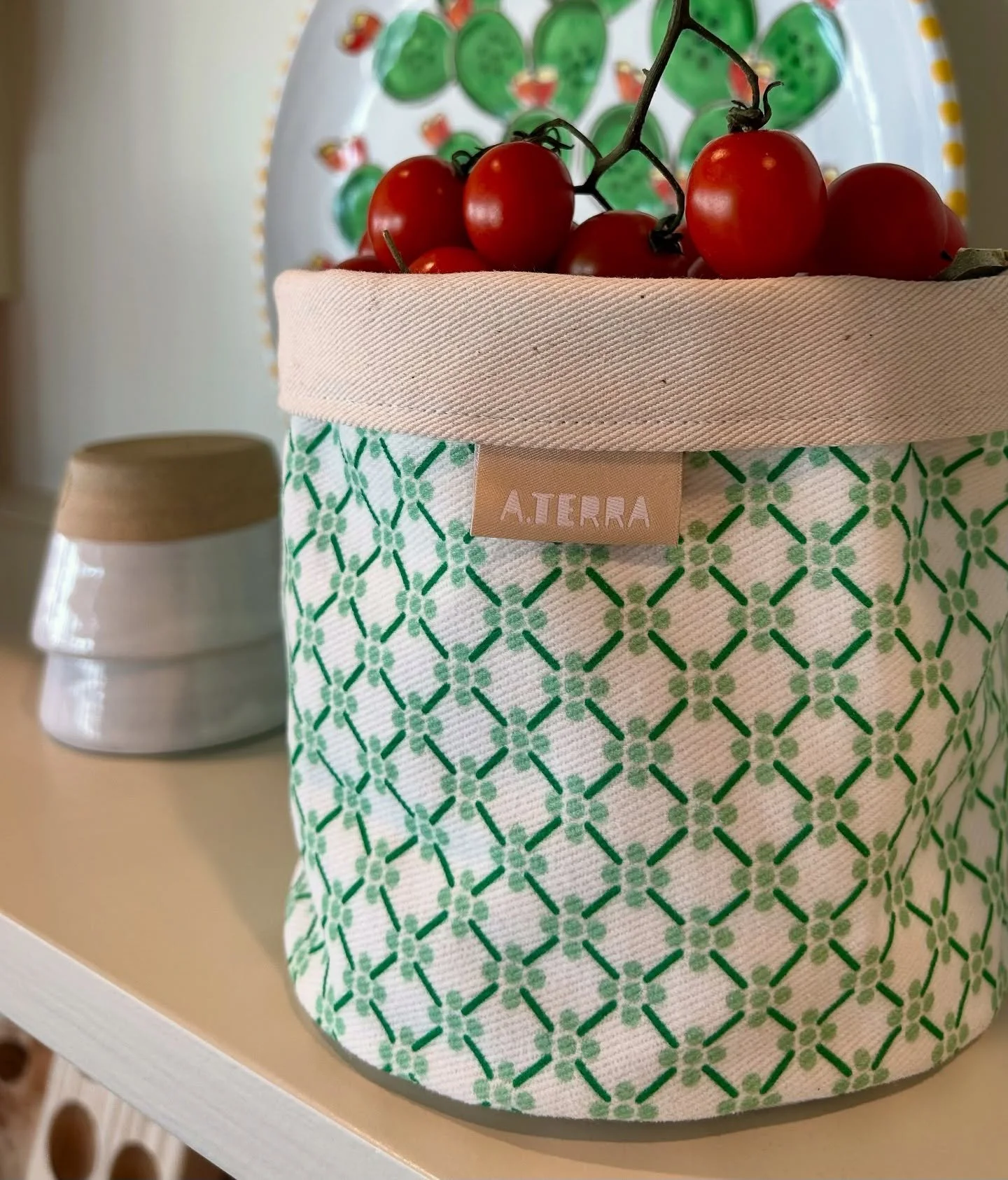 Loving our newest edition of buttery soft organic cotton Maiolica baskets - cestini. 🧺

Typically used on the table for serving bread 🥖 and breadsticks they are designed and handmade with love in Trapani, Sicily in collaboration with eco-designer, 